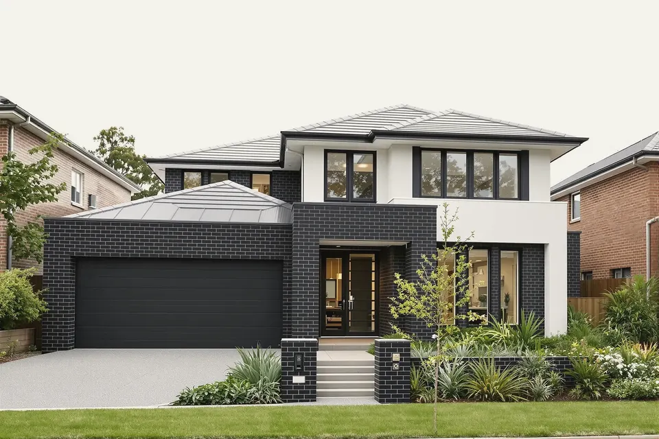 Two-storey home design for Castle Hill: large two-storey family home on a 700 square metre block